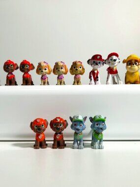 Paw Patrol Assorted Mini Figures Set of 14